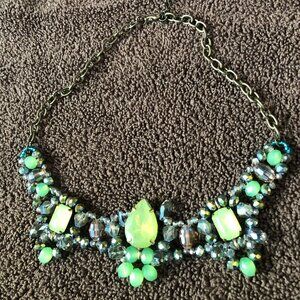 Fabulous Chunky Necklace -- Green